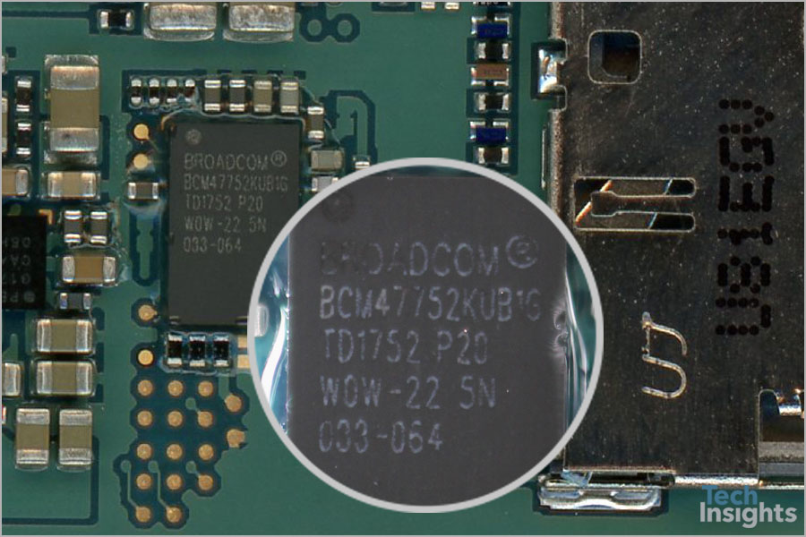 Broadcom BCM47752 GNSS接收器