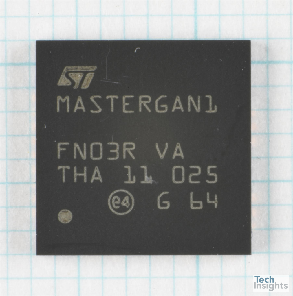 STMicroelectronics MasterGaN1内部集成了GAN高压半桥