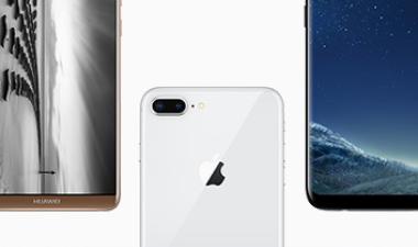 成本比较,华为的伴侣10,三星Galaxy S8 iPhone 8日